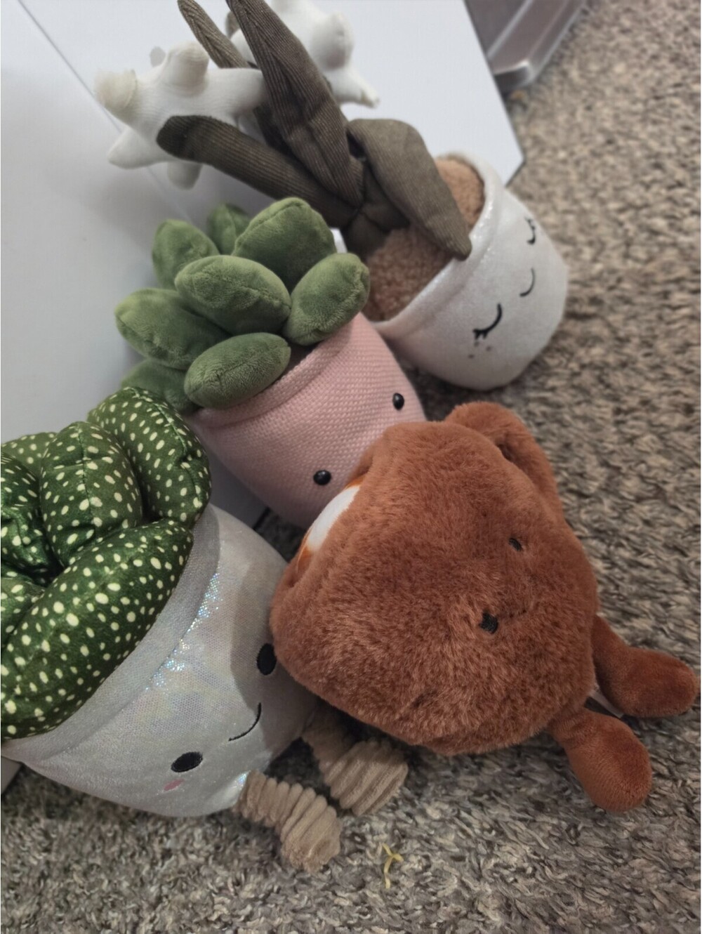 Jellycat Amuseables & Russ Potted Succulent Plant Plush Lot of 4